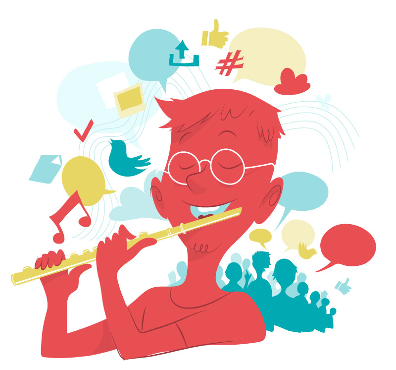 Opinion Leaders like Pied Piper