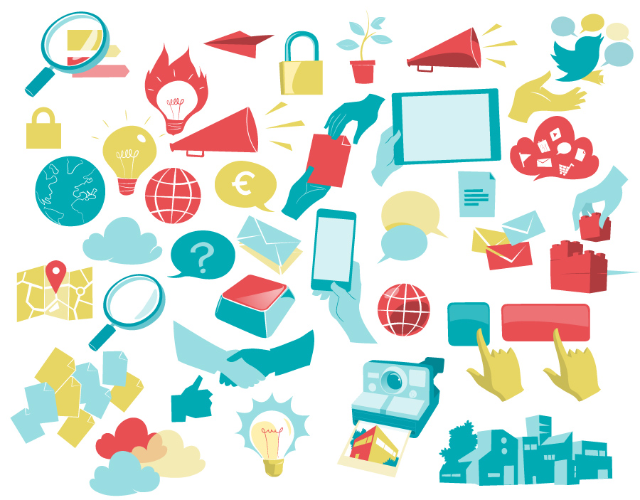 digital innovation icons