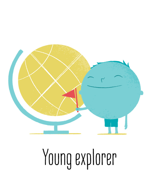 Young Explorer vector graphic by Hurca!