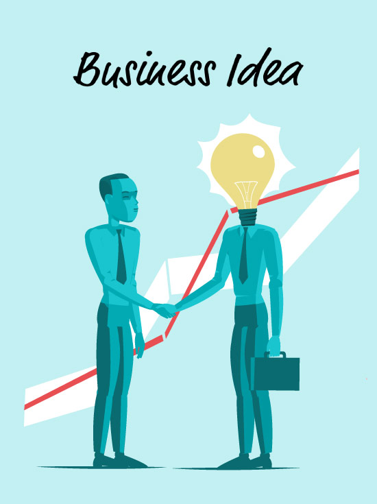 Business Idea vector art for download
