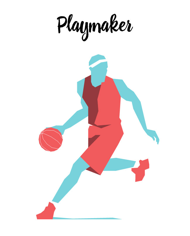 Download Basket Playmaker vector series by Hurca.com