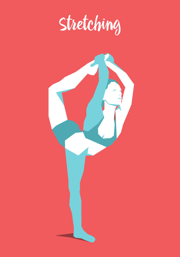 download Stretching and exercises vector art by Hurca.com