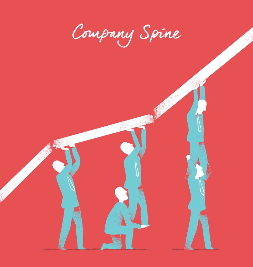 Company Spine on Shutter