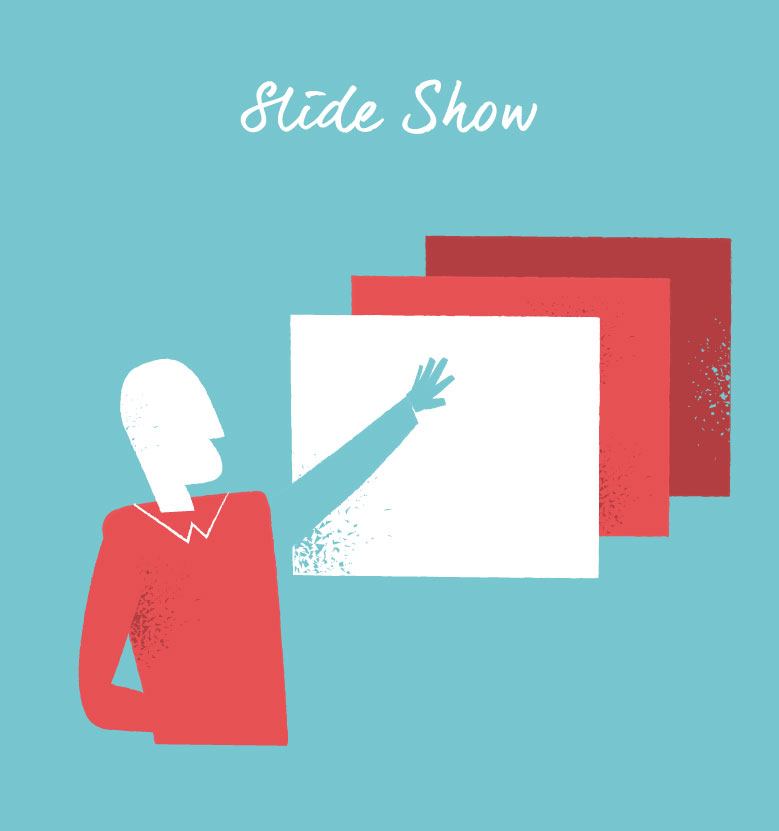 SlideShow vector art series available for download