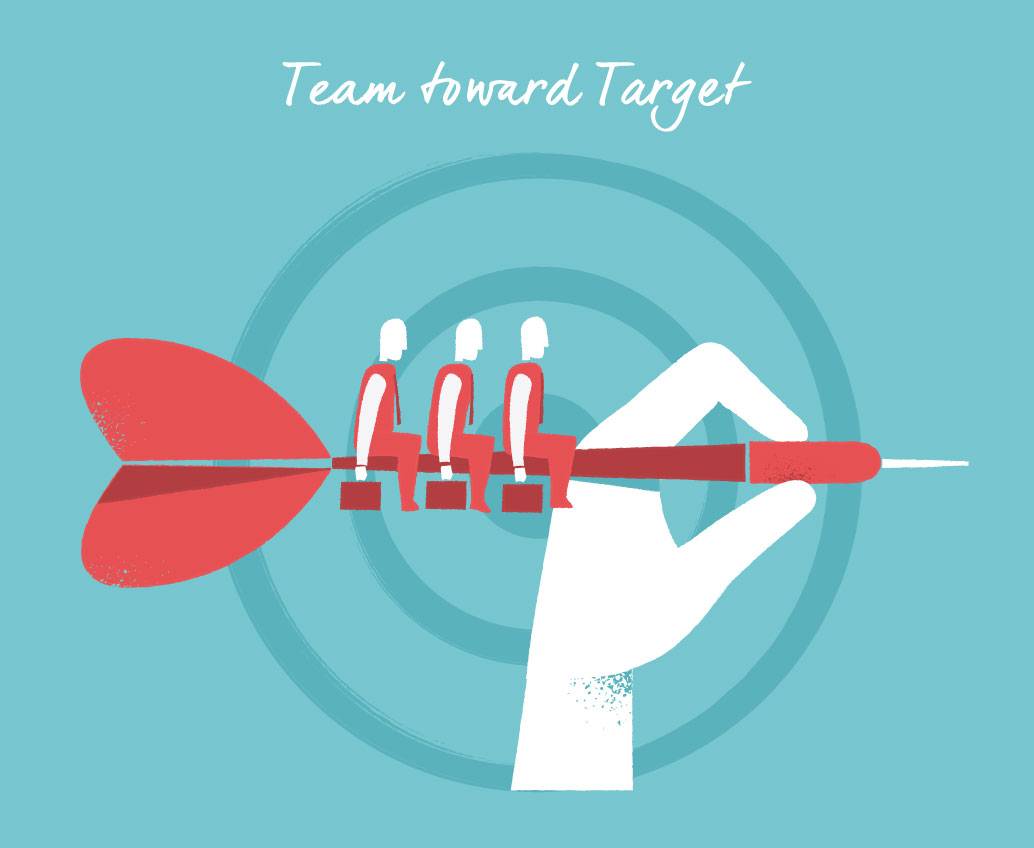 Team Toward Target
