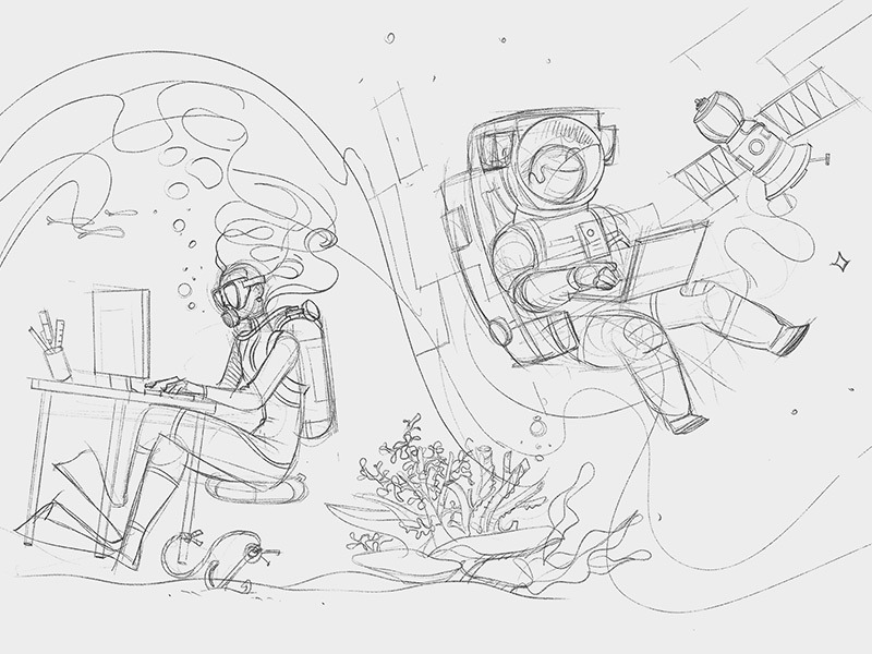 custom-illustration-sketch custom Illustration sketch step