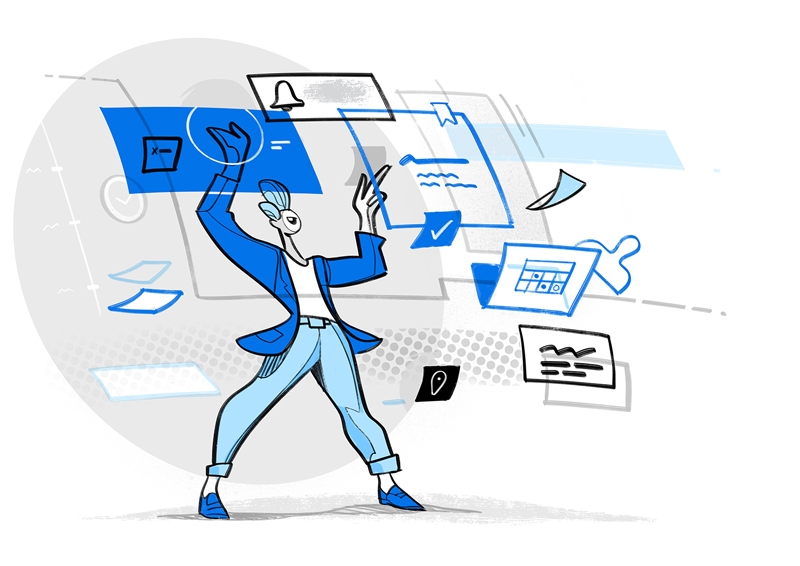 Scheduling Master illustration by Hurca!