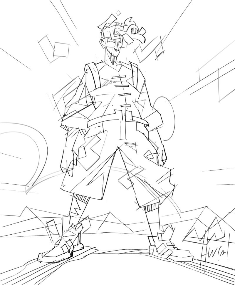 Sketchy Guy Sketch by Hurca!