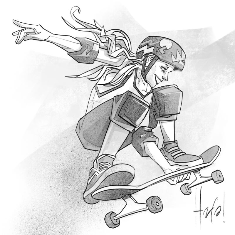 X Games Drawing by Hurca!