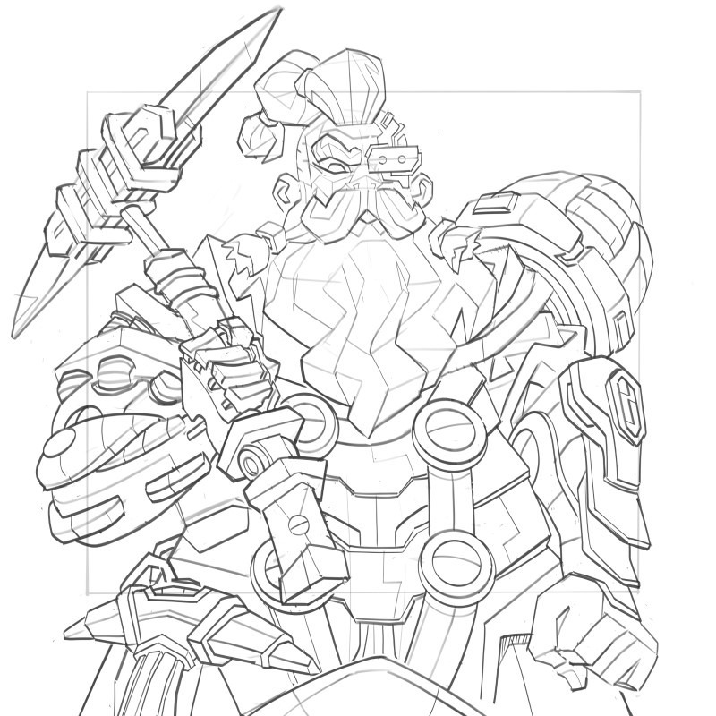 Techno Miner Sketch by Hurca!