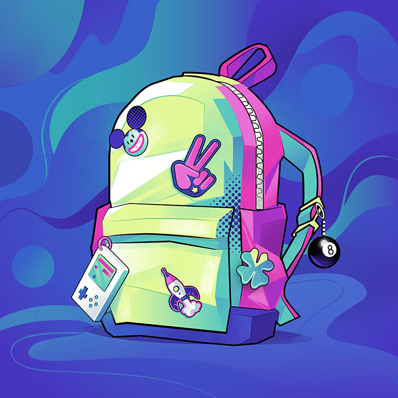 Backpack Illustration by Hurca!