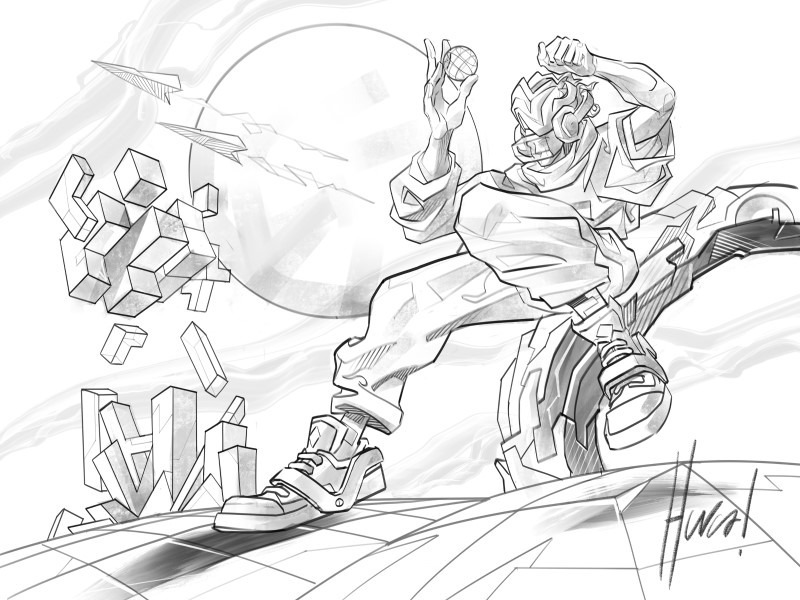 Discovering Planet Sketch by Hurca!