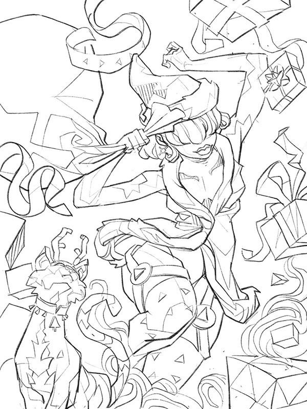 Many Gifts Are Coming Sketch by Hurca!