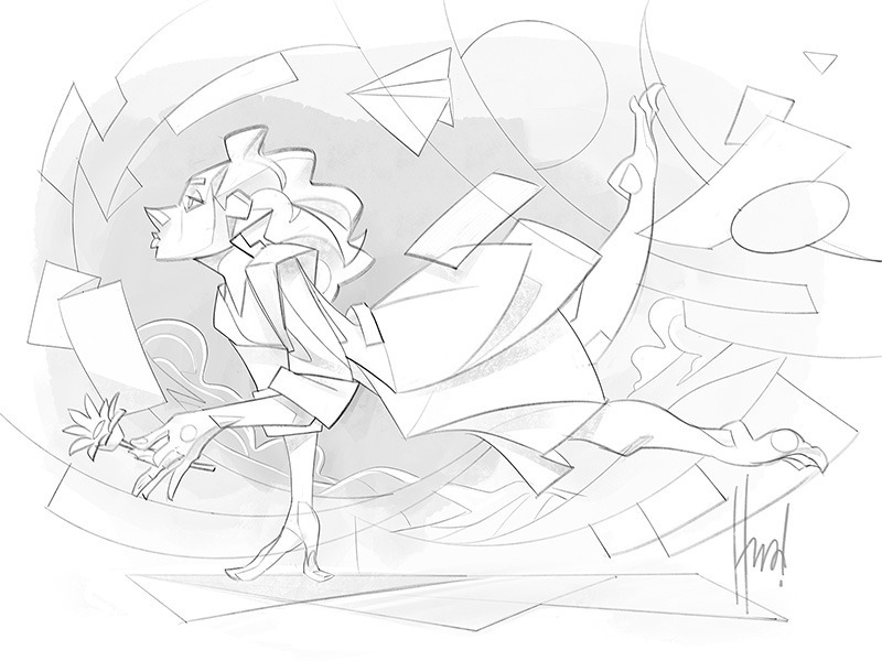 Free to Decide - Drawing by Hurca!