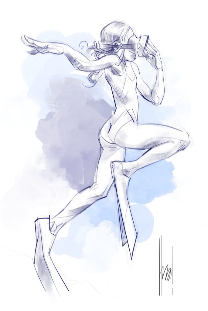 Hold Breath - Drawing by Hurca!
