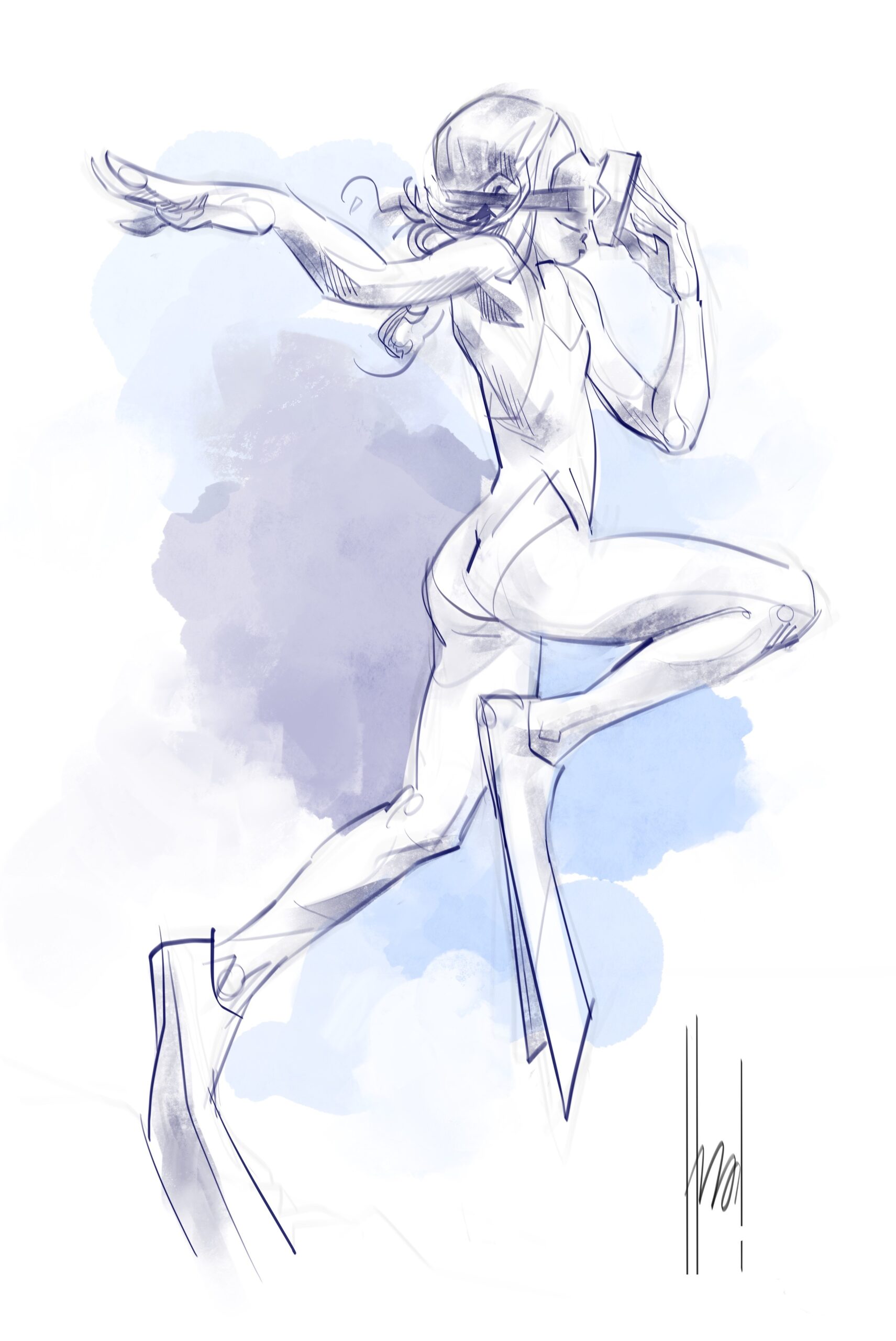 Hold Breath - Drawing by Hurca!