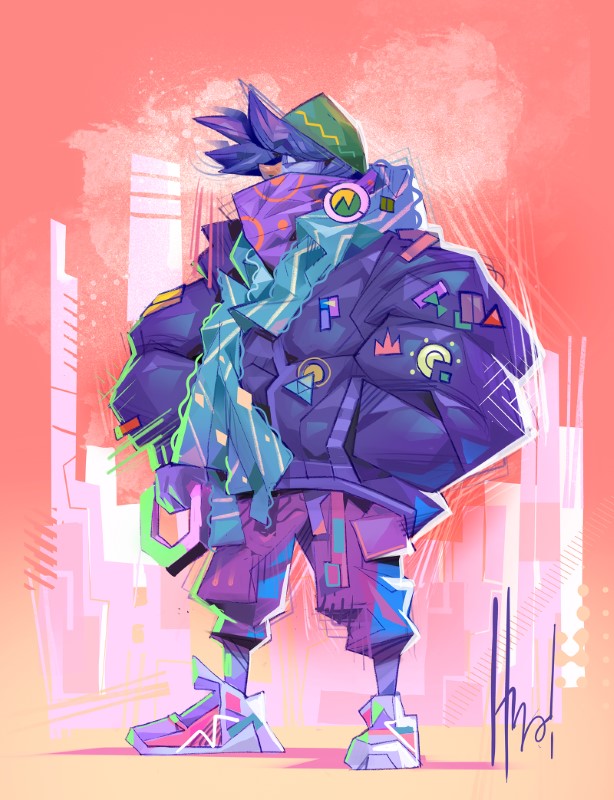 2057, Character Design by Hurca!