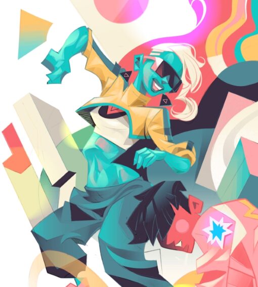 Street Dancers illustration detail by Hurca!