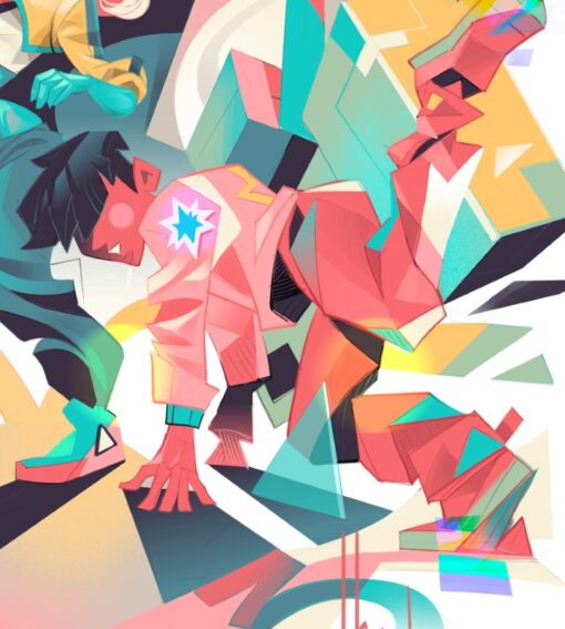 Street Dancers illustration detail by Hurca!