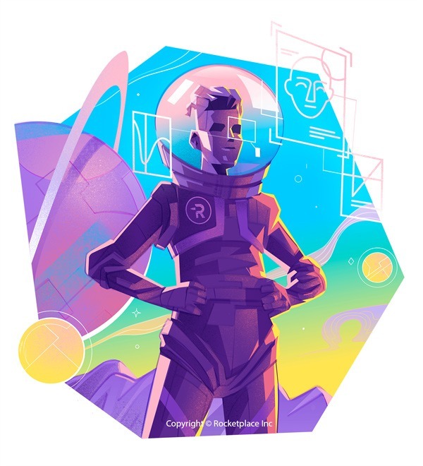 Illustration workflow, final renering Illustration workflow, final renering