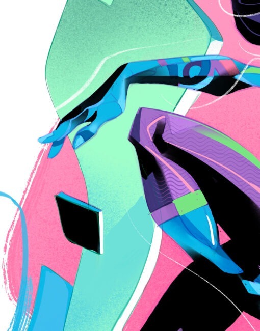 Creative Flow illustration detail by Hurca!