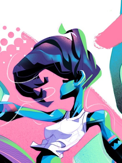 Creative Flow illustration detail by Hurca!