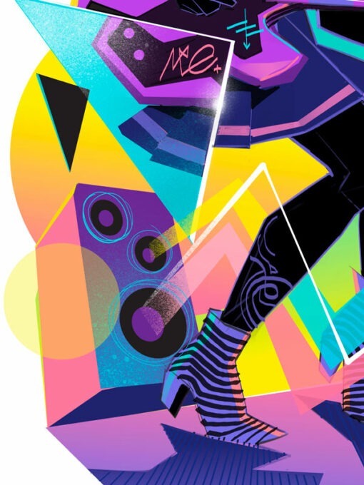 Rebel Sound illustration detail by Hurca!