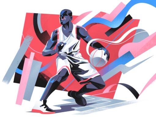 Basketball Illustration illustration by Hurca!