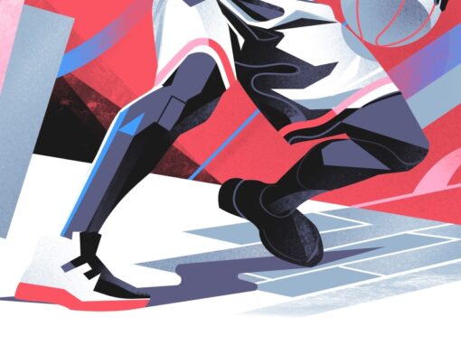 Basketball illustration details by Hurca!