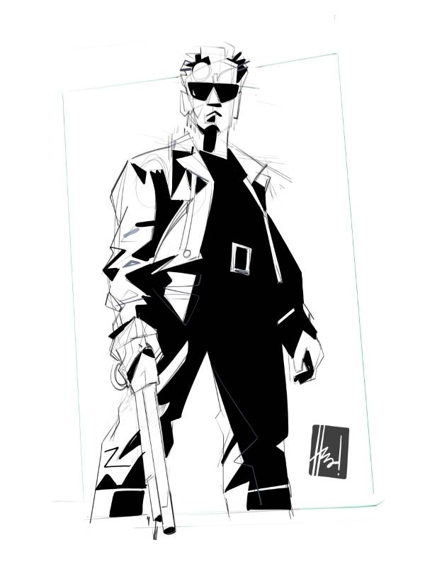 Terminator 1 - Sketch by Hurca!