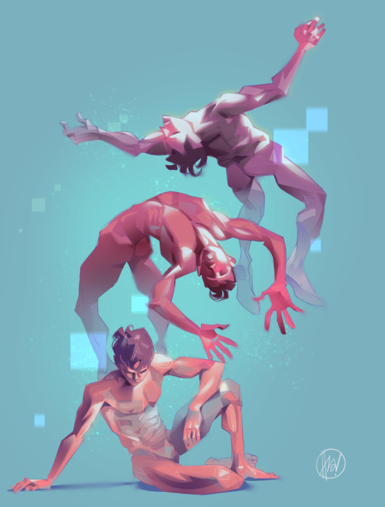 Dynnamic Male Poses - Illustration by Hurca!